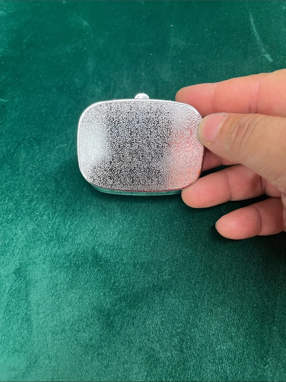 Multi-Color Wave Compact Mirror Case - Pink, Yellow & Orange